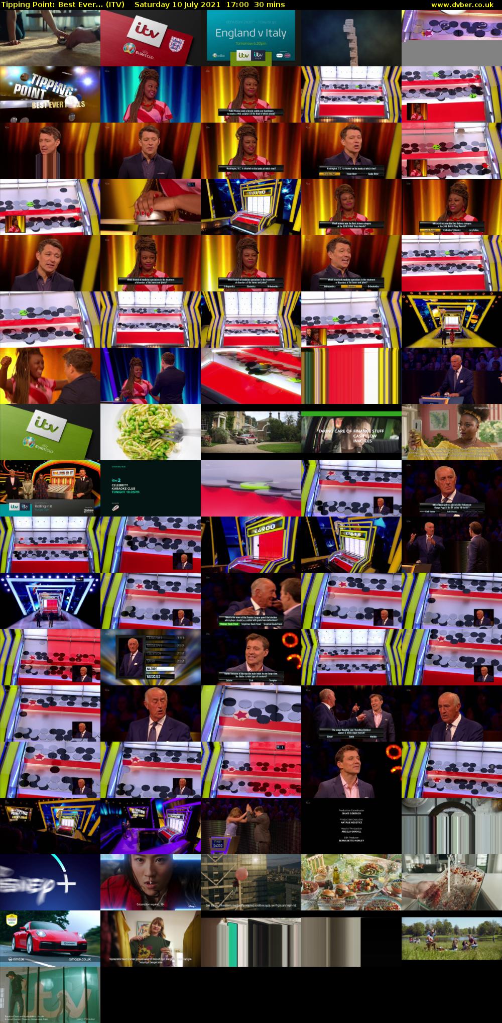 Tipping Point: Best Ever... (ITV) Saturday 10 July 2021 17:00 - 17:30