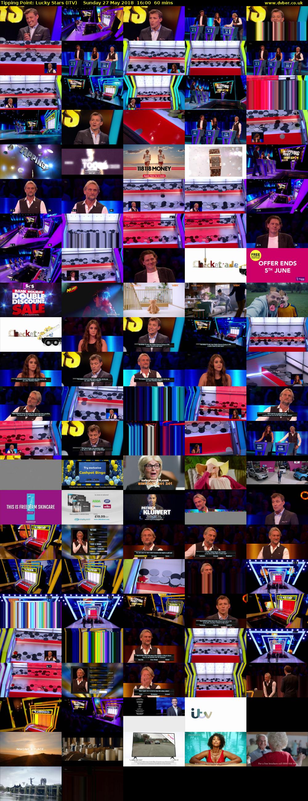 Tipping Point: Lucky Stars (ITV) Sunday 27 May 2018 16:00 - 17:00