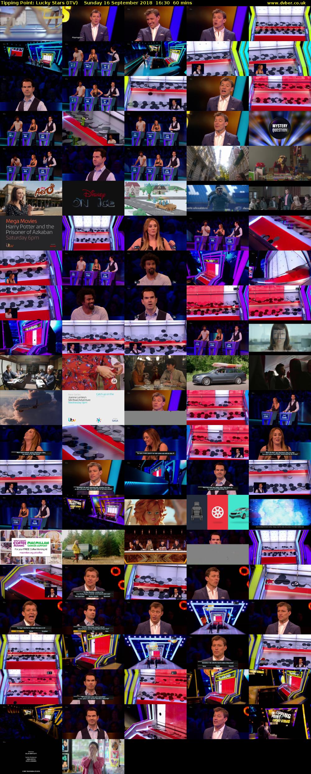 Tipping Point: Lucky Stars (ITV) Sunday 16 September 2018 16:30 - 17:30