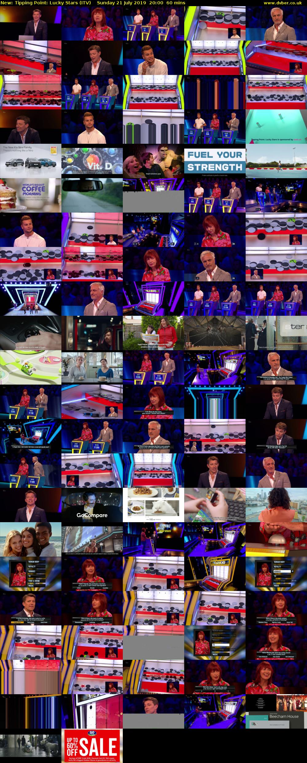 Tipping Point: Lucky Stars (ITV) Sunday 21 July 2019 20:00 - 21:00