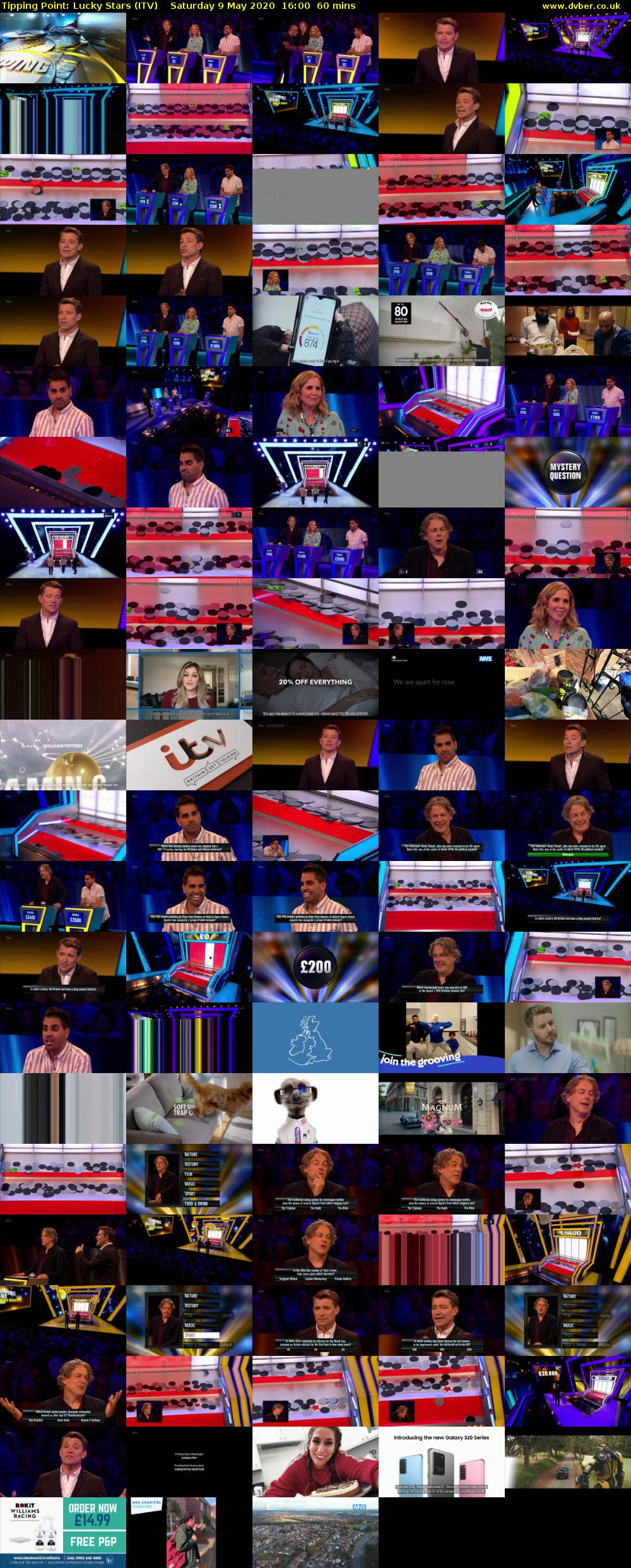 Tipping Point: Lucky Stars (ITV) Saturday 9 May 2020 16:00 - 17:00
