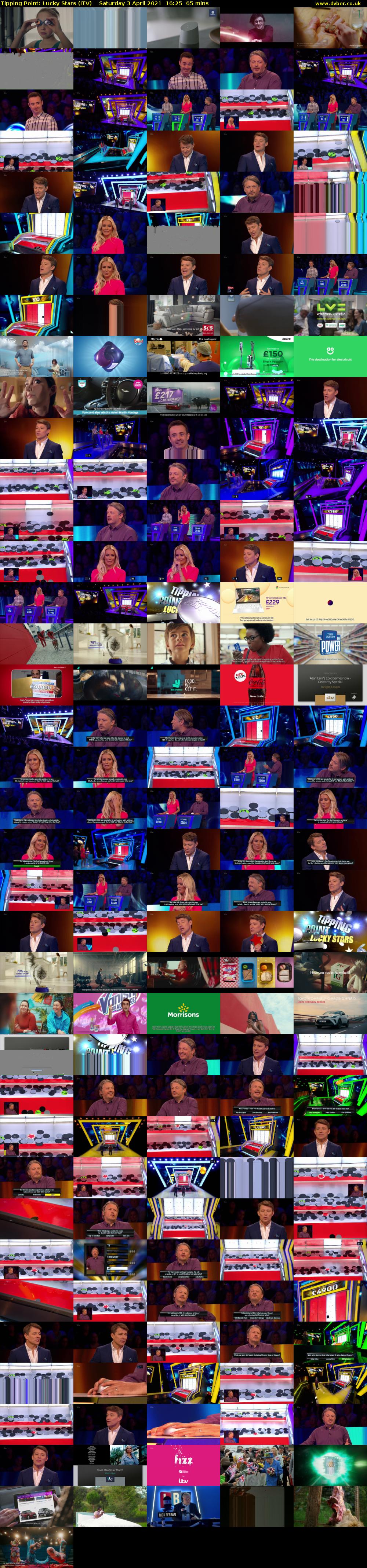 Tipping Point: Lucky Stars (ITV) Saturday 3 April 2021 16:25 - 17:30
