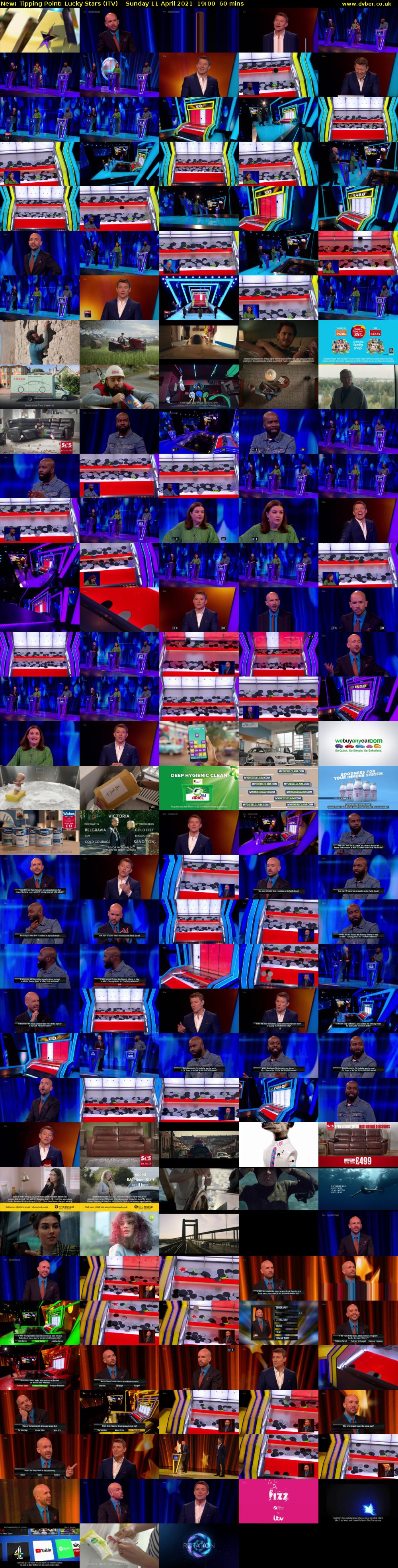 Tipping Point: Lucky Stars (ITV) Sunday 11 April 2021 19:00 - 20:00