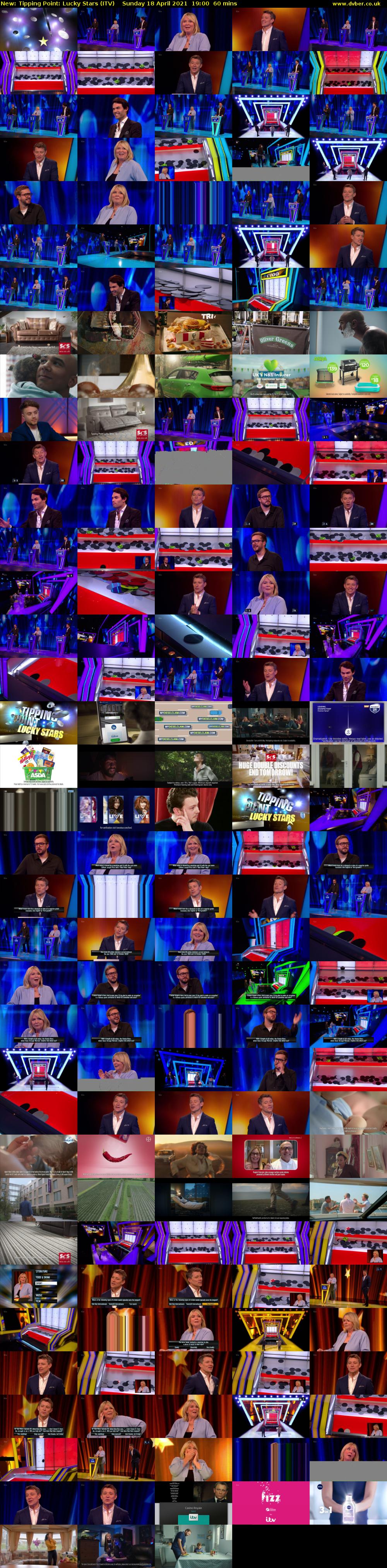 Tipping Point: Lucky Stars (ITV) Sunday 18 April 2021 19:00 - 20:00