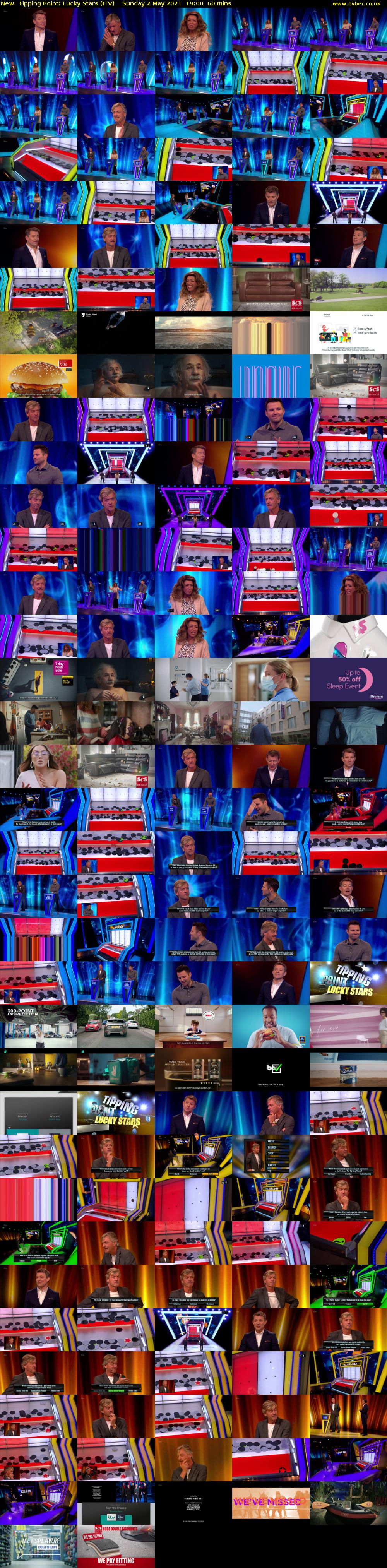 Tipping Point: Lucky Stars (ITV) Sunday 2 May 2021 19:00 - 20:00