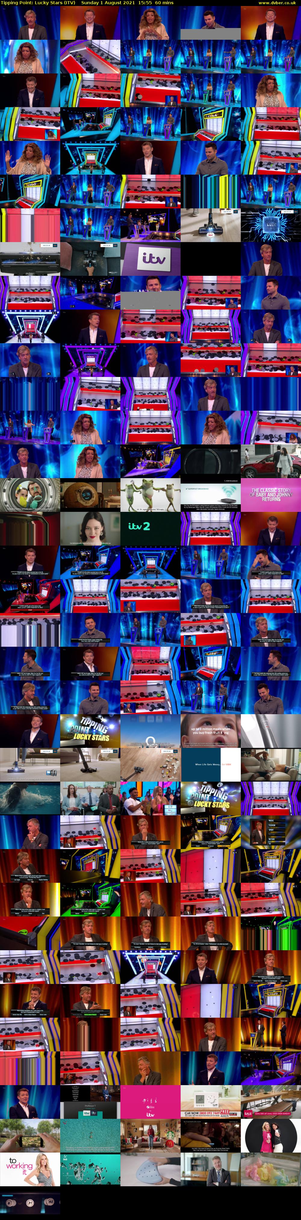 Tipping Point: Lucky Stars (ITV) Sunday 1 August 2021 15:55 - 16:55
