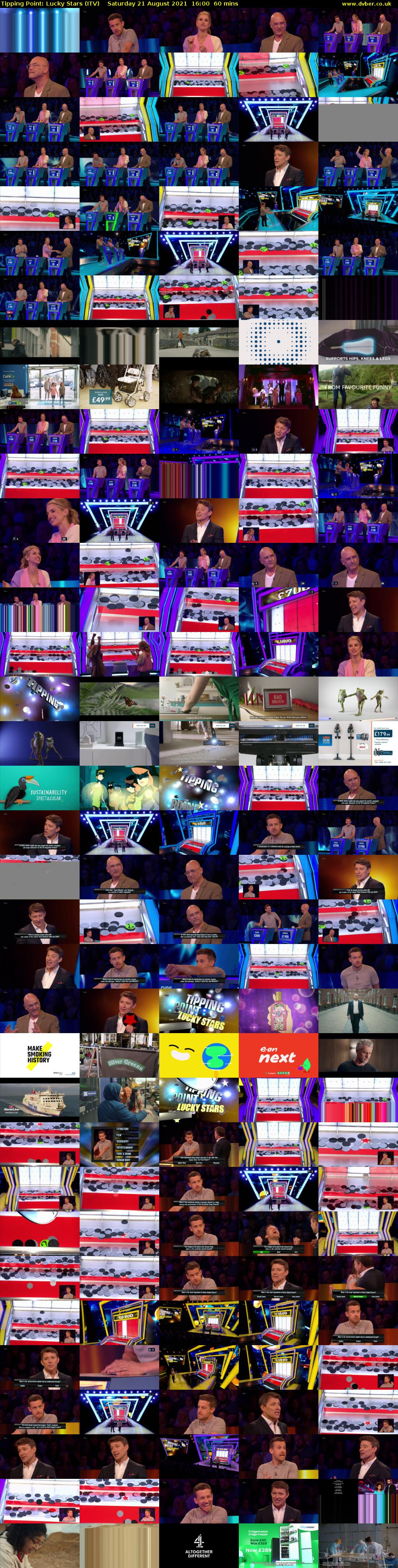 Tipping Point: Lucky Stars (ITV) Saturday 21 August 2021 16:00 - 17:00