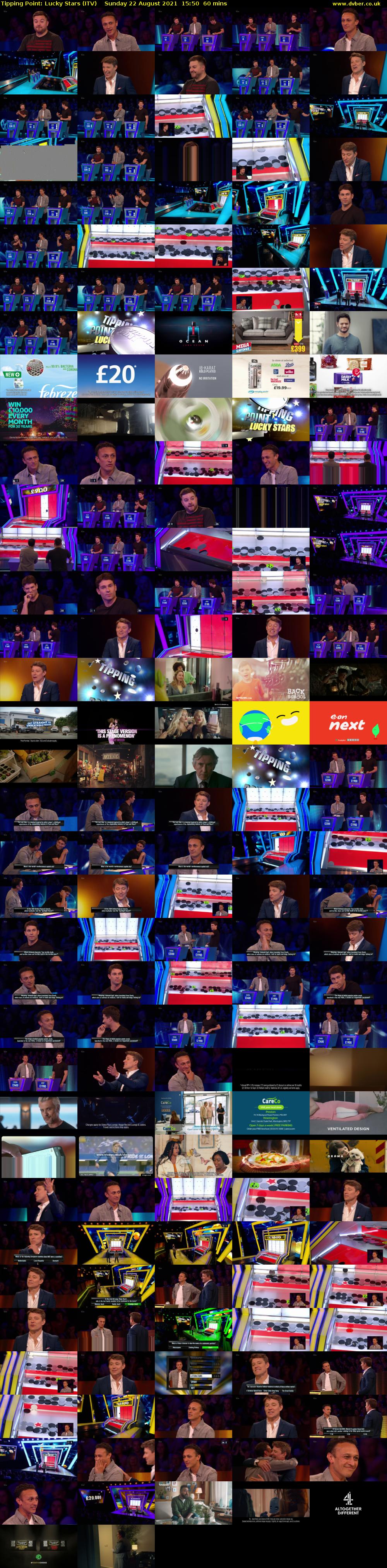 Tipping Point: Lucky Stars (ITV) Sunday 22 August 2021 15:50 - 16:50