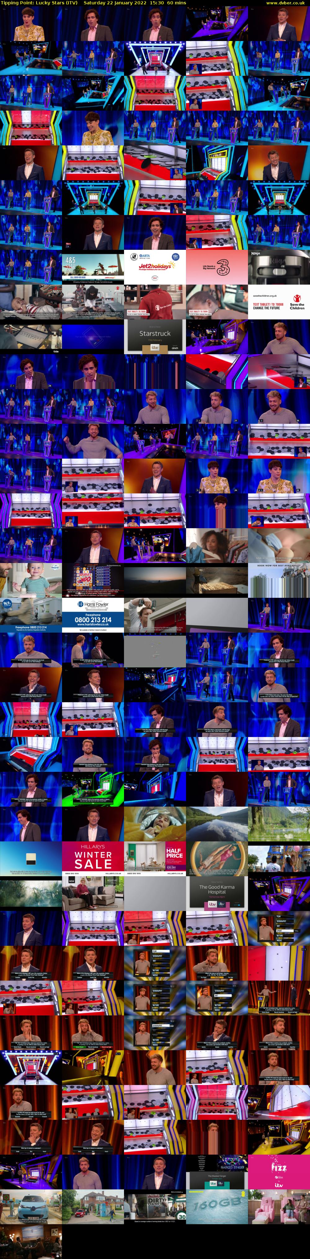 Tipping Point: Lucky Stars (ITV) Saturday 22 January 2022 15:30 - 16:30