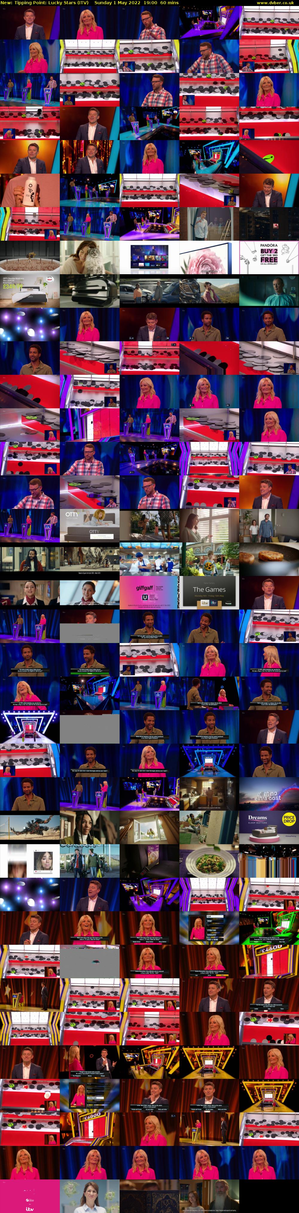 Tipping Point: Lucky Stars (ITV) Sunday 1 May 2022 19:00 - 20:00
