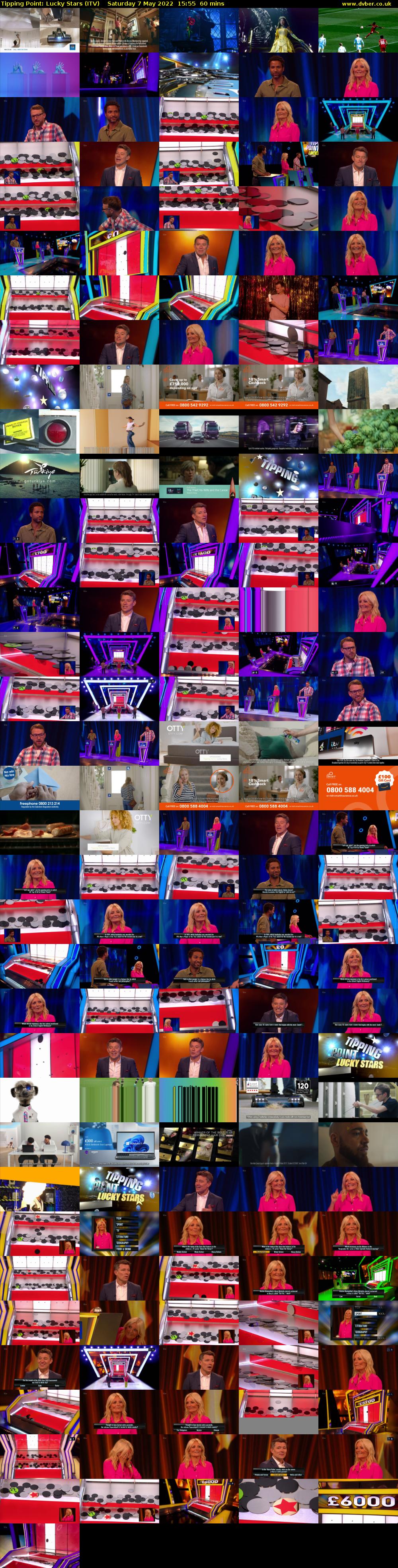 Tipping Point: Lucky Stars (ITV) Saturday 7 May 2022 15:55 - 16:55