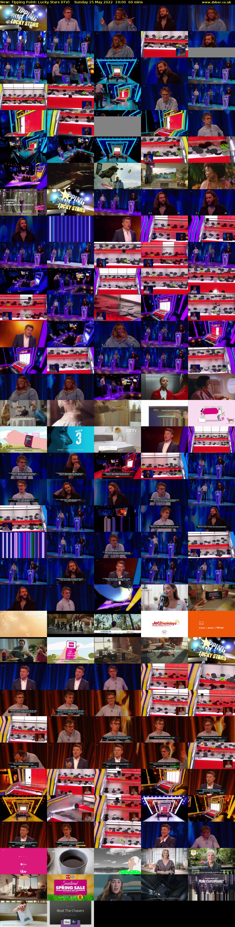 Tipping Point: Lucky Stars (ITV) Sunday 15 May 2022 19:00 - 20:00