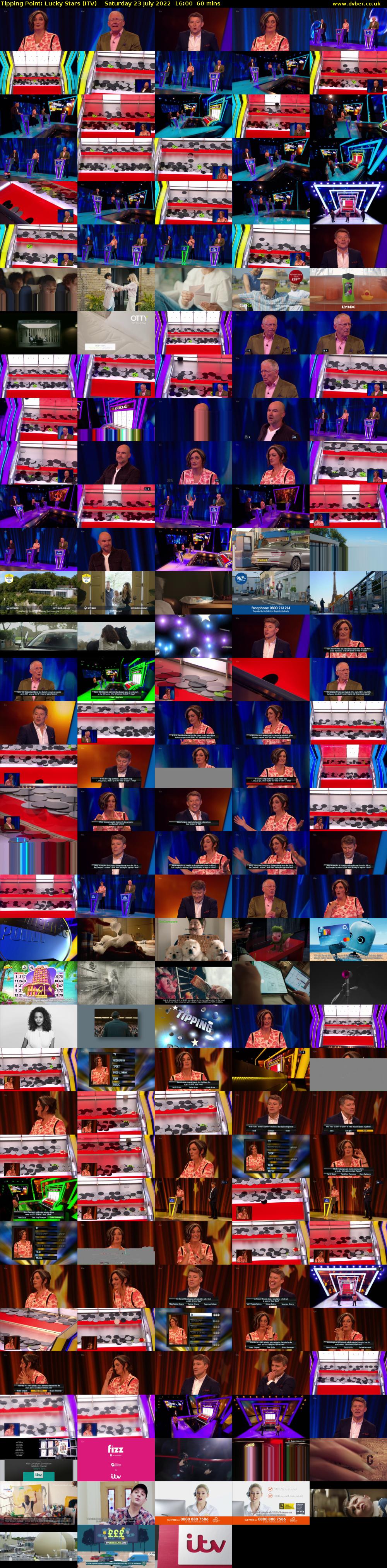 Tipping Point: Lucky Stars (ITV) Saturday 23 July 2022 16:00 - 17:00