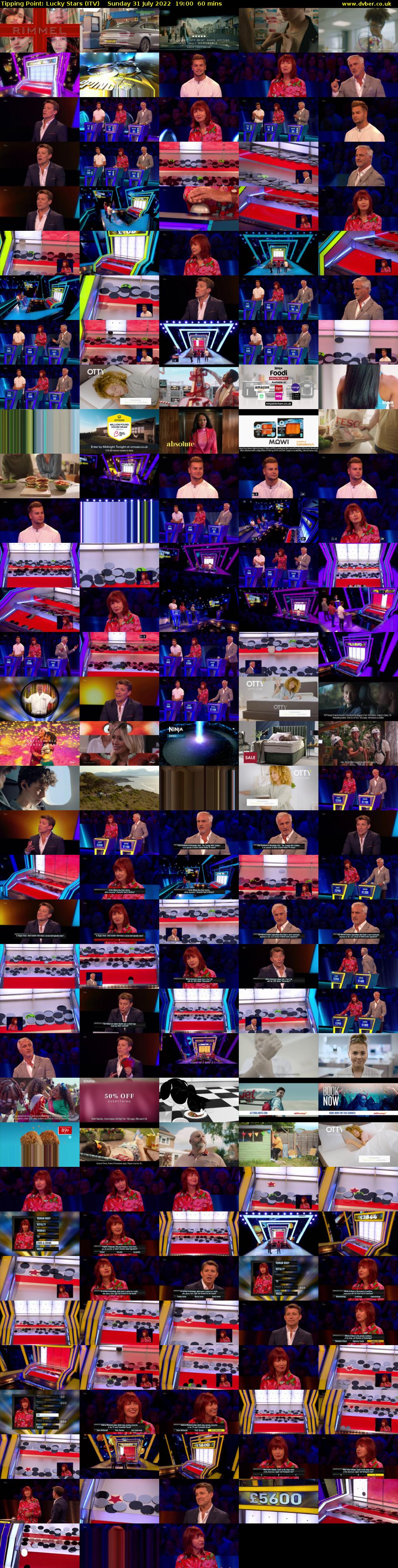 Tipping Point: Lucky Stars (ITV) Sunday 31 July 2022 19:00 - 20:00