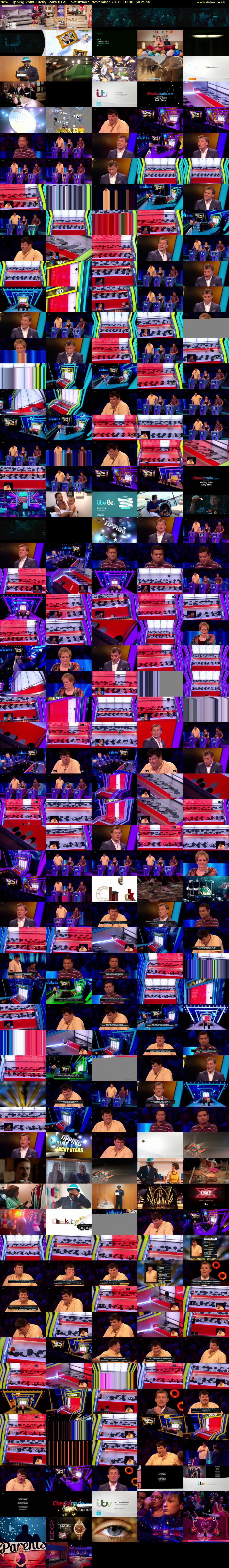 Tipping Point Lucky Stars (ITV) Saturday 5 November 2016 18:00 - 19:00
