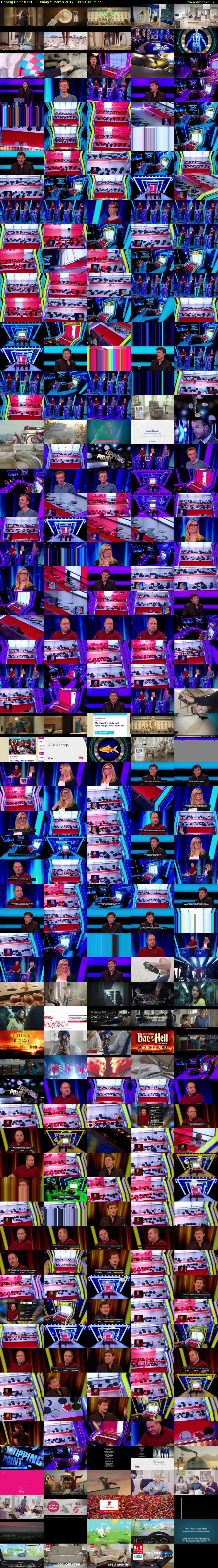 Tipping Point (ITV) Sunday 5 March 2017 16:50 - 17:50