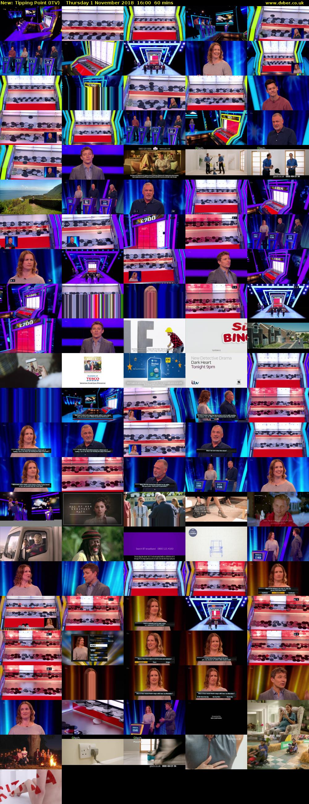 Tipping Point (ITV) Thursday 1 November 2018 16:00 - 17:00