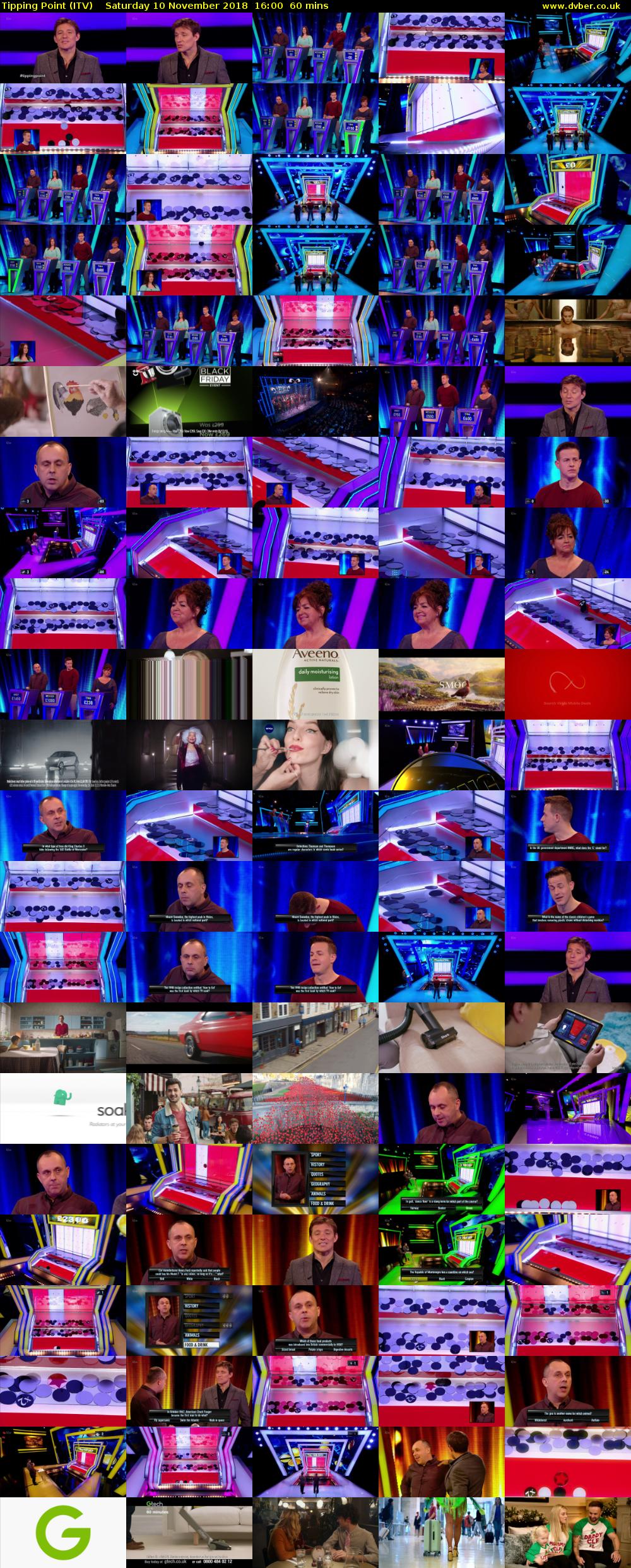 Tipping Point (ITV) Saturday 10 November 2018 16:00 - 17:00