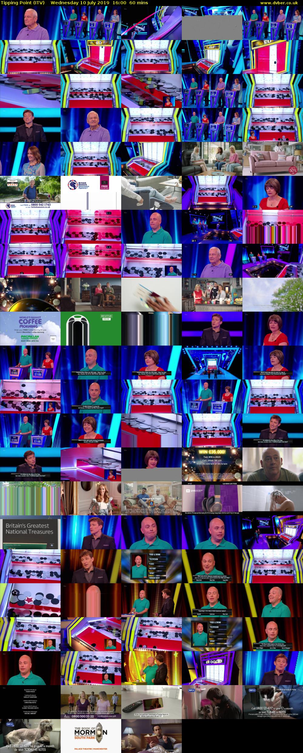 Tipping Point (ITV) Wednesday 10 July 2019 16:00 - 17:00