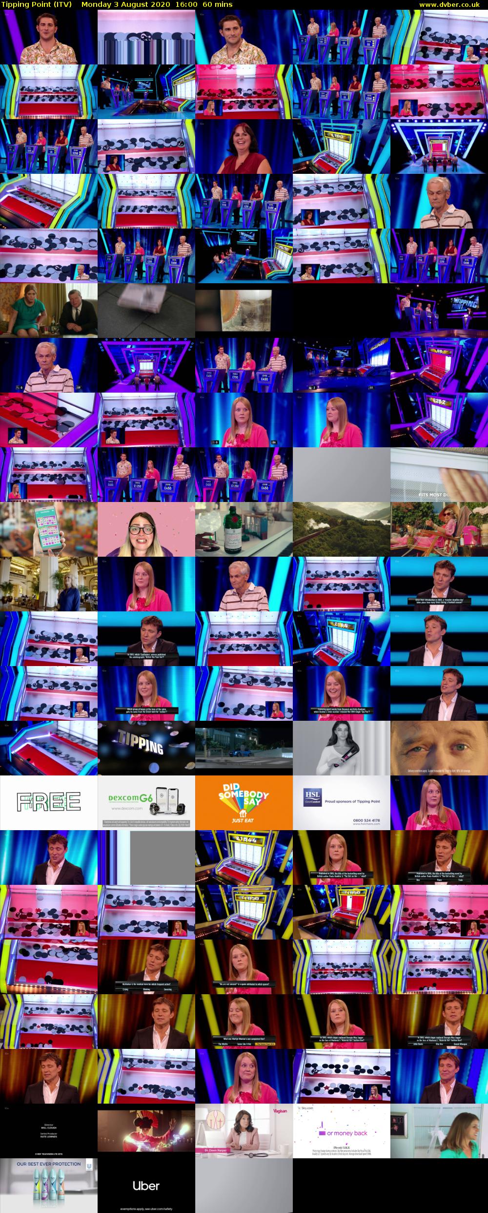 Tipping Point (ITV) Monday 3 August 2020 16:00 - 17:00