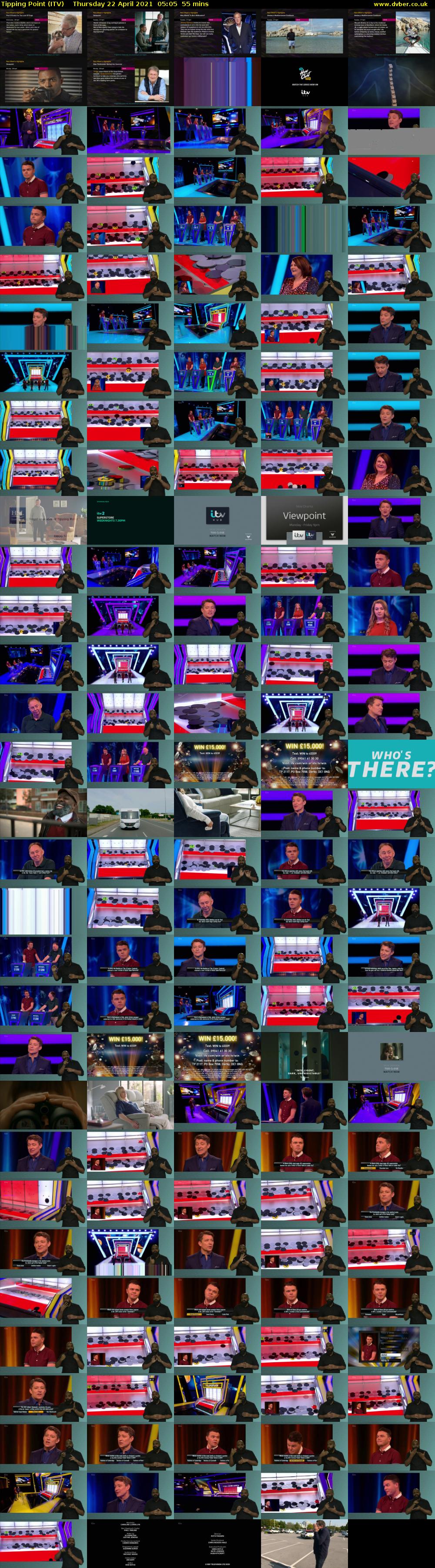 Tipping Point (ITV) Thursday 22 April 2021 05:05 - 06:00