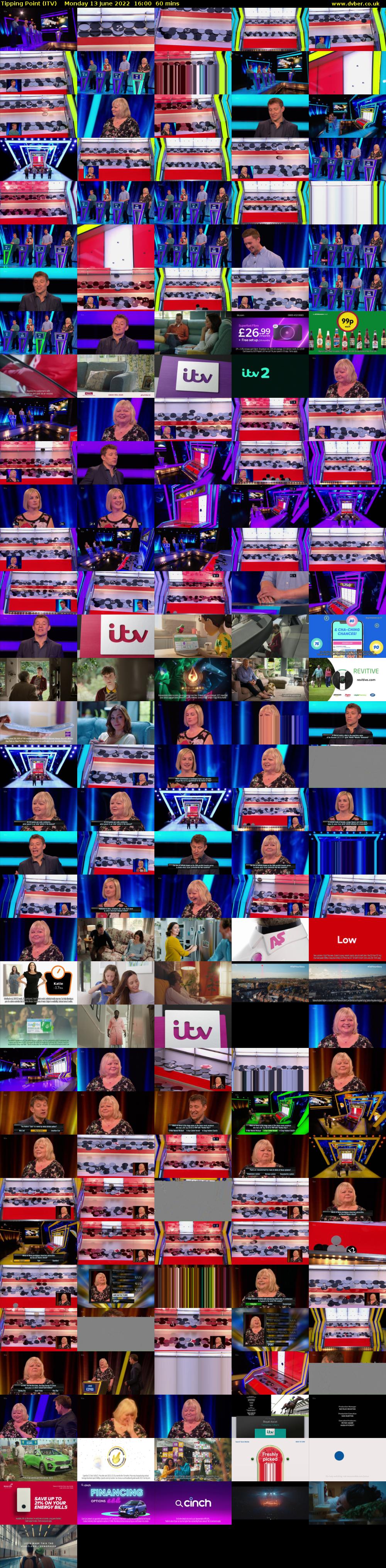 Tipping Point (ITV) Monday 13 June 2022 16:00 - 17:00