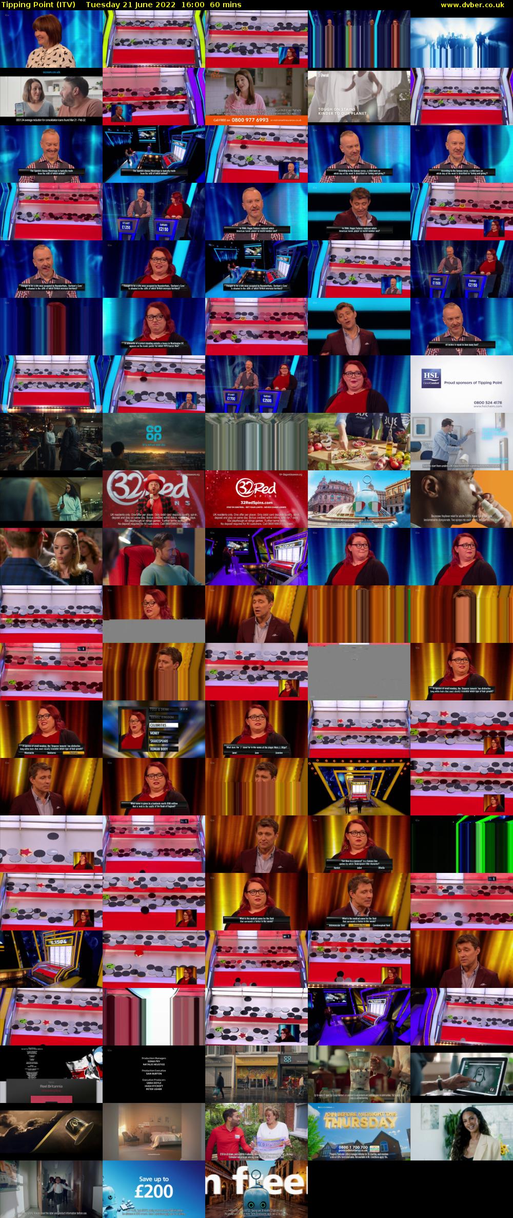 Tipping Point (ITV) Tuesday 21 June 2022 16:00 - 17:00