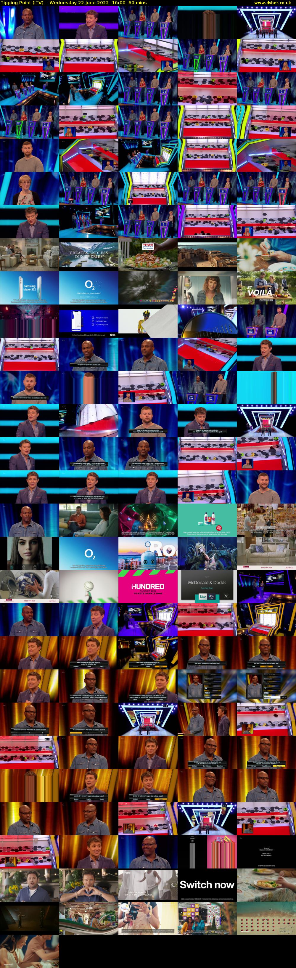 Tipping Point (ITV) Wednesday 22 June 2022 16:00 - 17:00