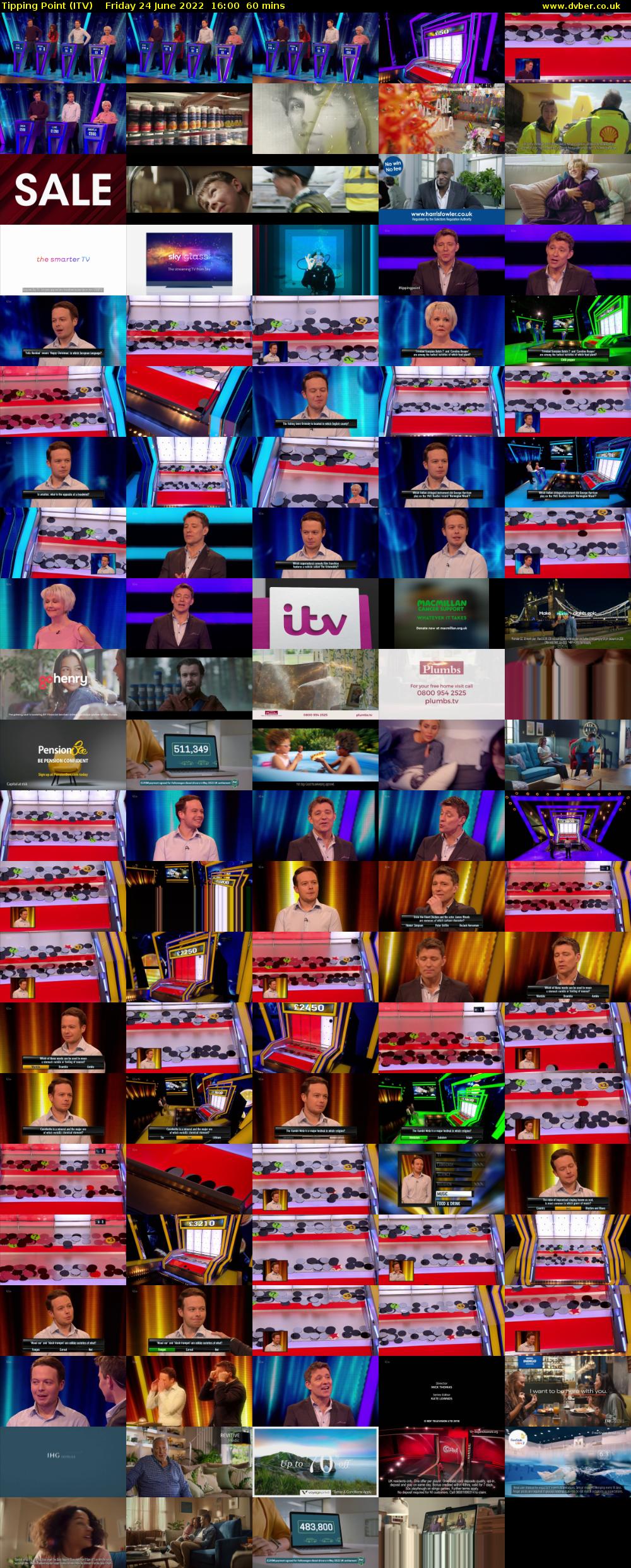 Tipping Point (ITV) Friday 24 June 2022 16:00 - 17:00