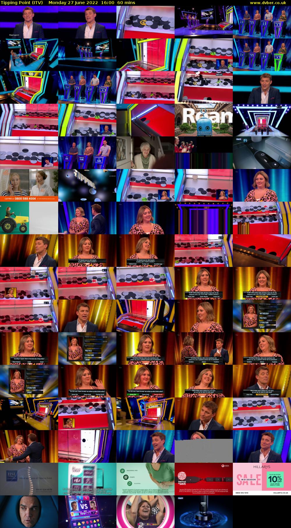 Tipping Point (ITV) Monday 27 June 2022 16:00 - 17:00
