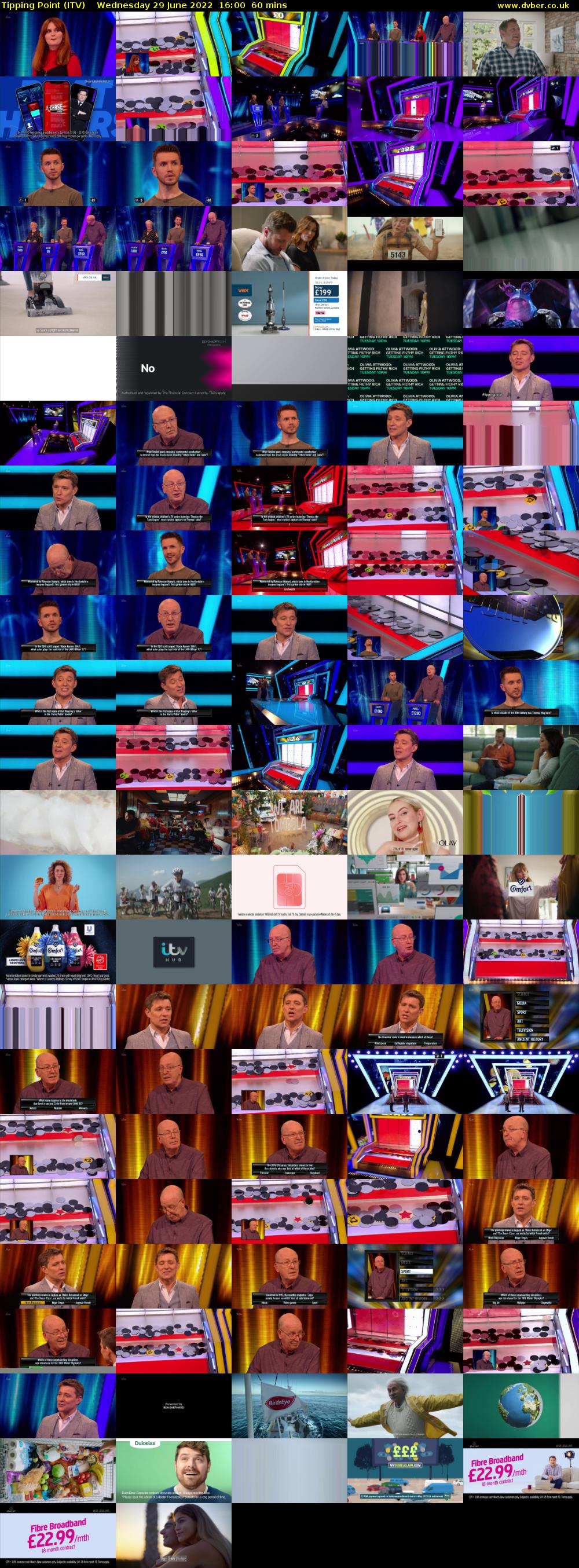 Tipping Point (ITV) Wednesday 29 June 2022 16:00 - 17:00