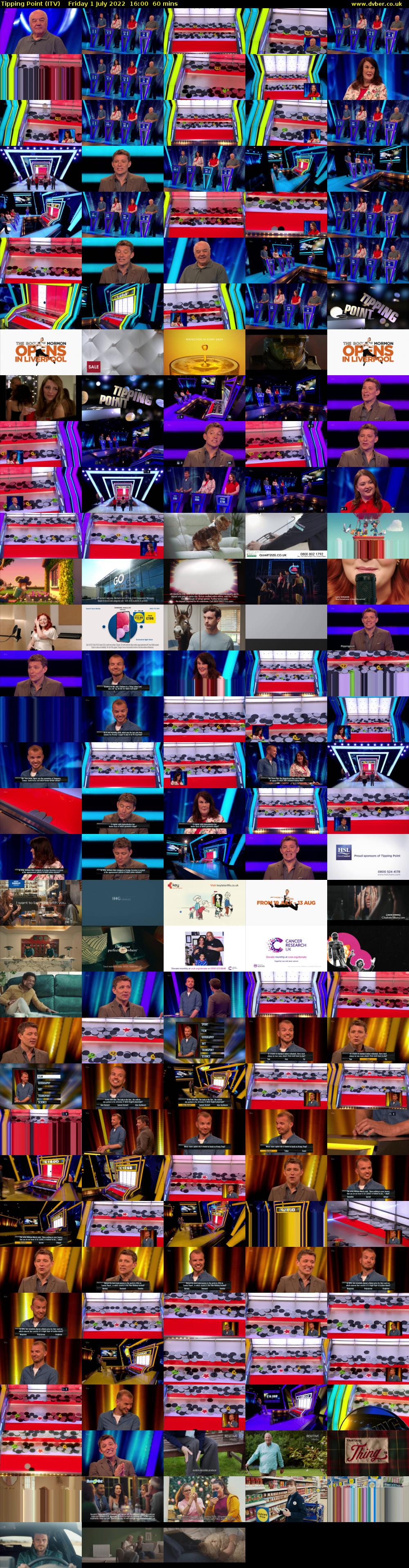Tipping Point (ITV) Friday 1 July 2022 16:00 - 17:00