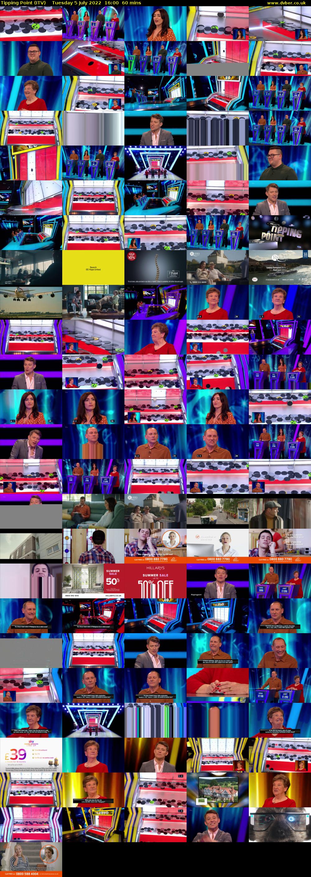 Tipping Point (ITV) Tuesday 5 July 2022 16:00 - 17:00