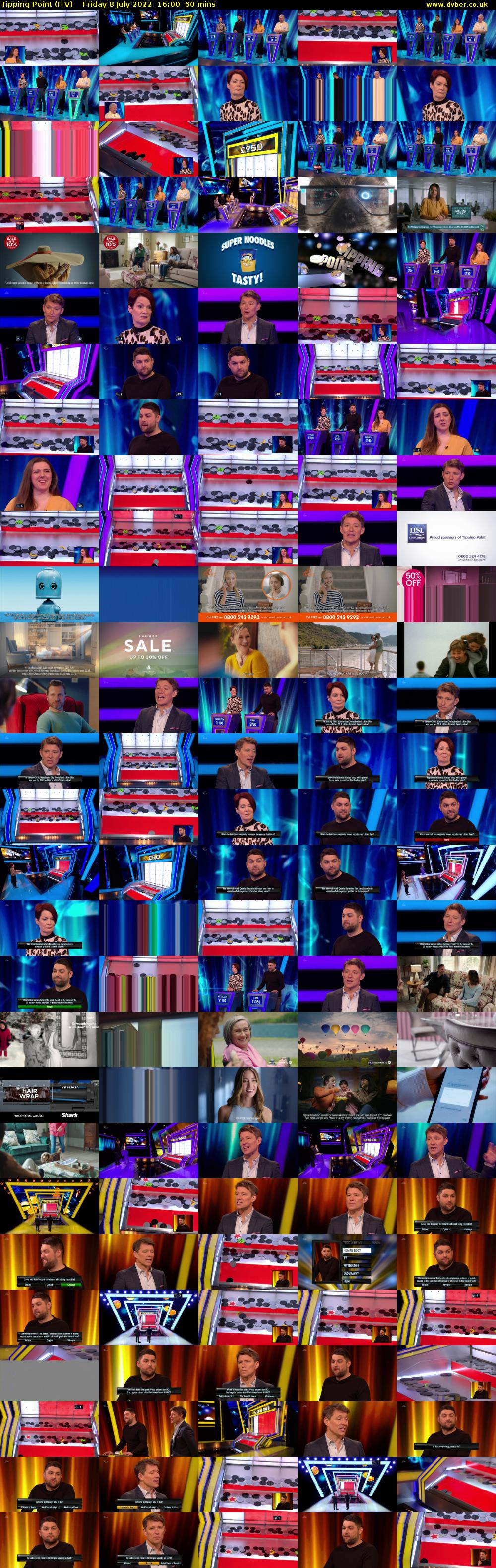 Tipping Point (ITV) Friday 8 July 2022 16:00 - 17:00
