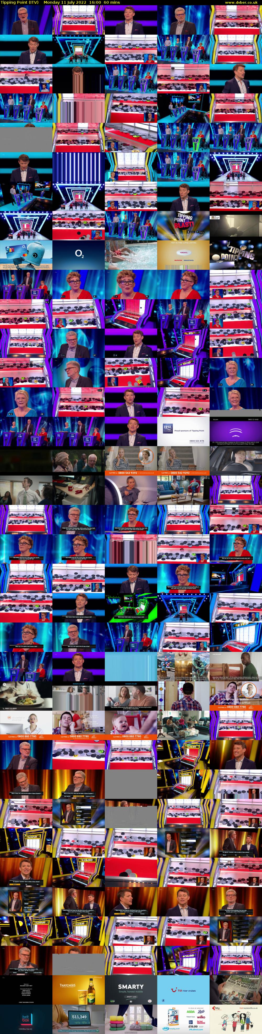 Tipping Point (ITV) Monday 11 July 2022 16:00 - 17:00