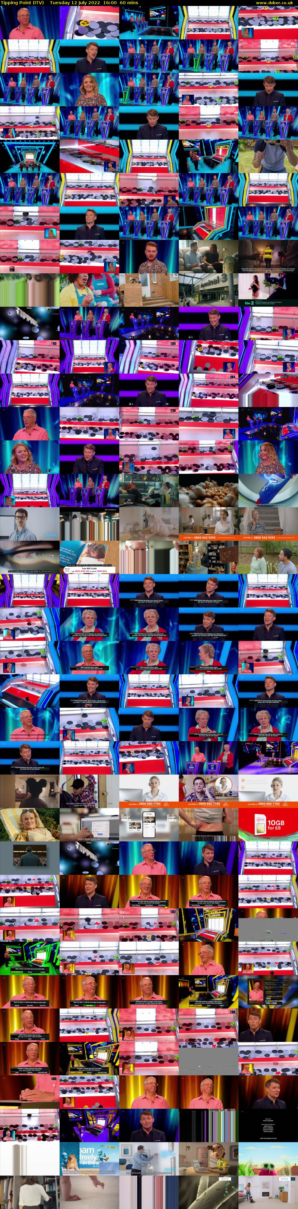 Tipping Point (ITV) Tuesday 12 July 2022 16:00 - 17:00