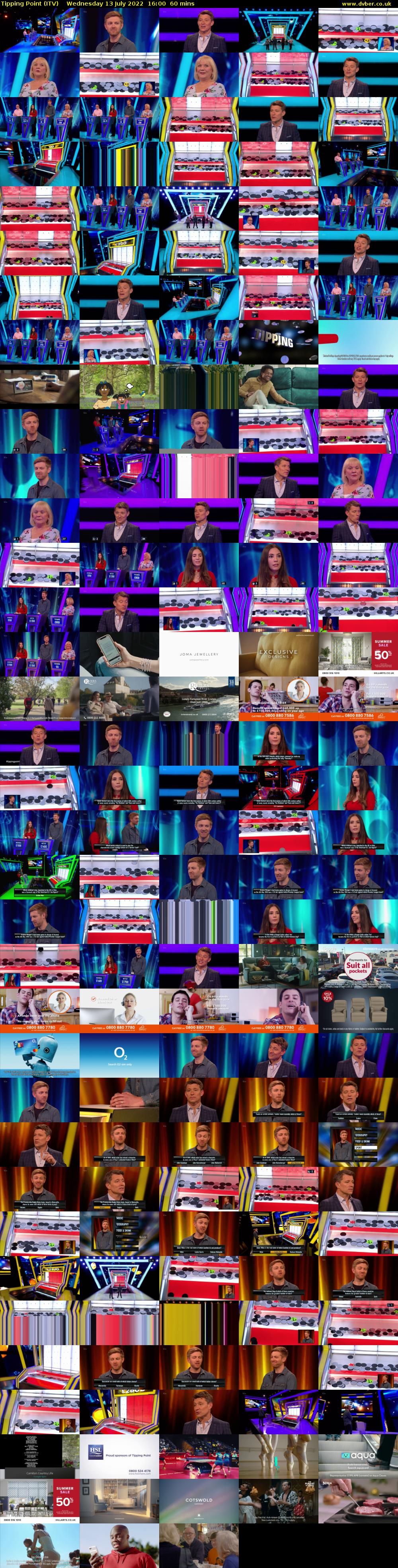 Tipping Point (ITV) Wednesday 13 July 2022 16:00 - 17:00