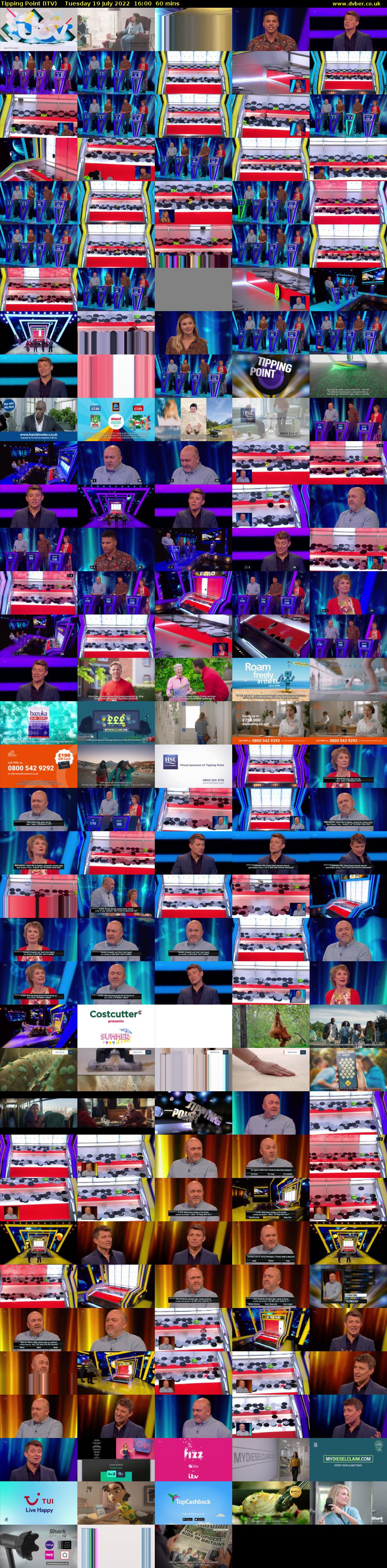 Tipping Point (ITV) Tuesday 19 July 2022 16:00 - 17:00