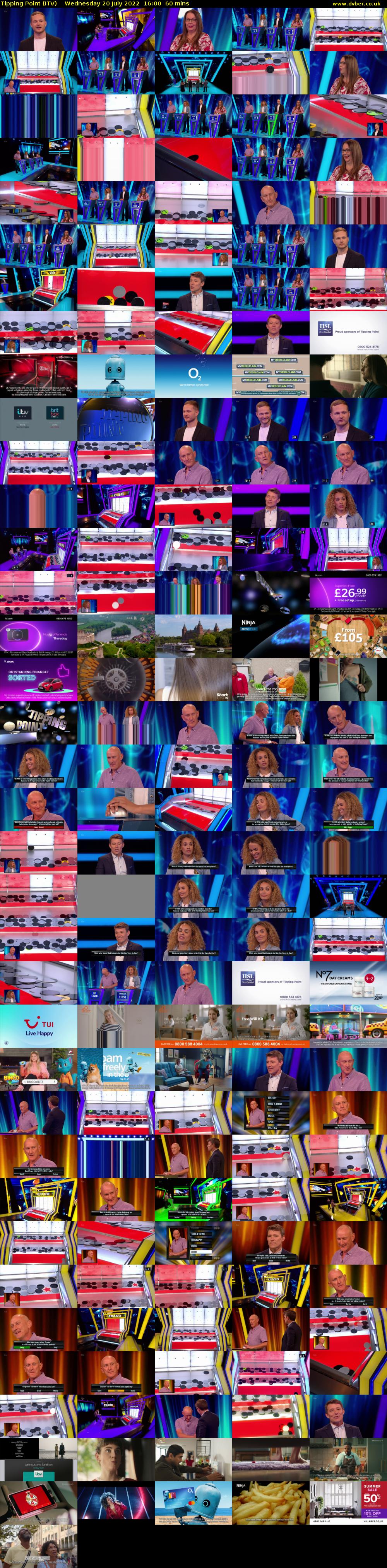 Tipping Point (ITV) Wednesday 20 July 2022 16:00 - 17:00