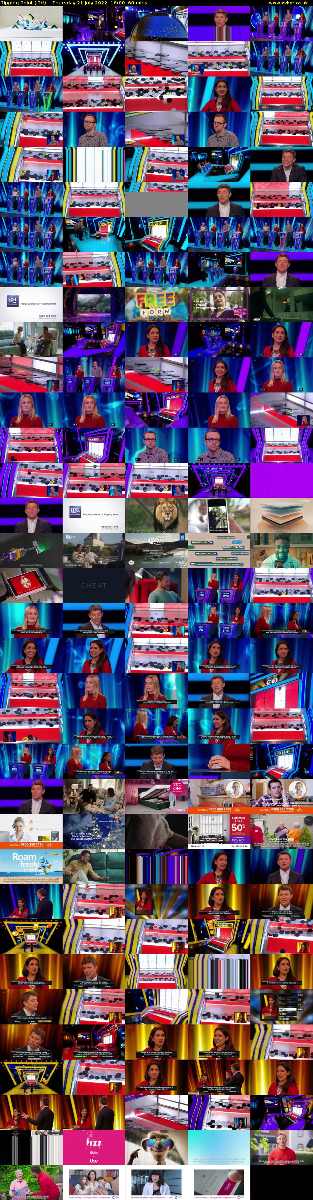 Tipping Point (ITV) Thursday 21 July 2022 16:00 - 17:00