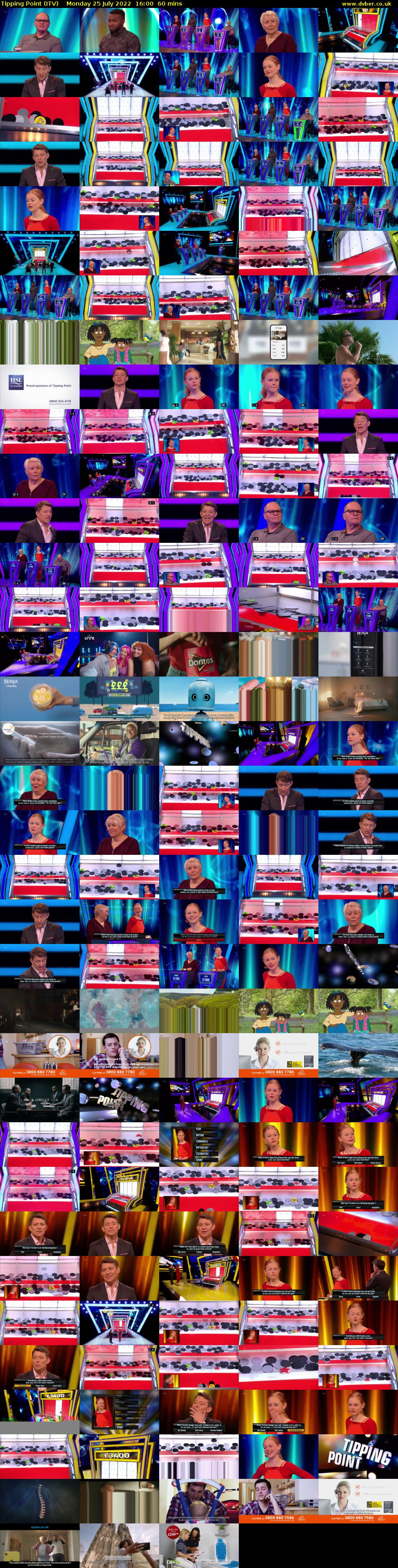Tipping Point (ITV) Monday 25 July 2022 16:00 - 17:00