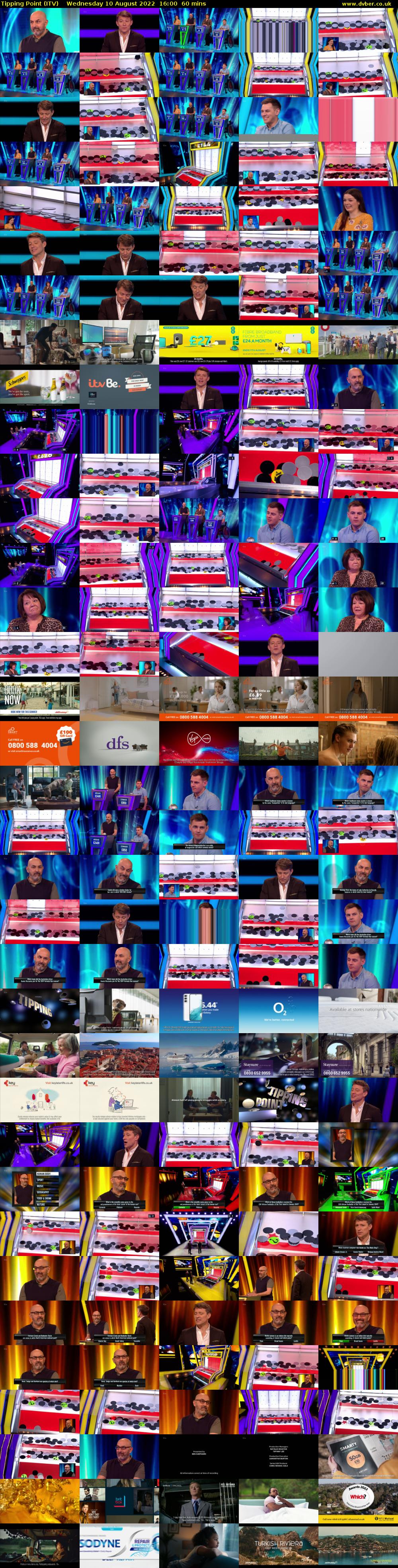 Tipping Point (ITV) Wednesday 10 August 2022 16:00 - 17:00
