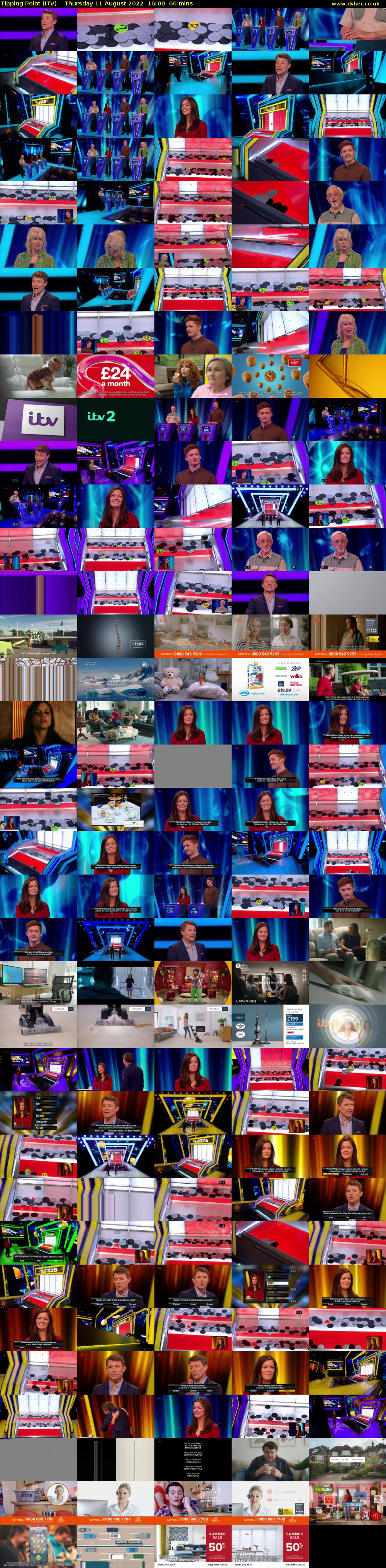 Tipping Point (ITV) Thursday 11 August 2022 16:00 - 17:00