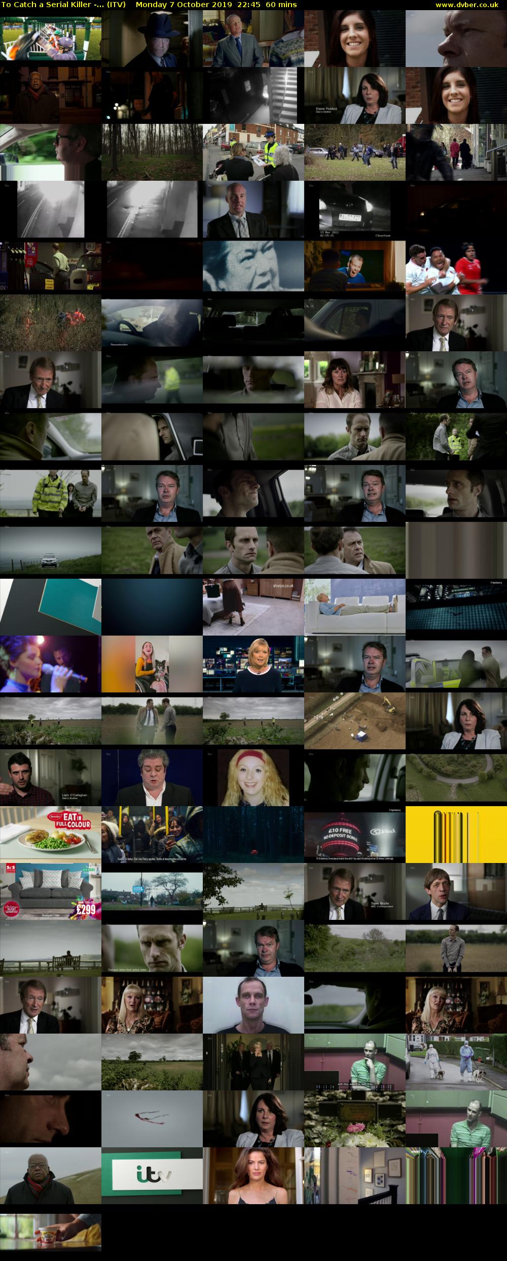 To Catch a Serial Killer -... (ITV) Monday 7 October 2019 22:45 - 23:45