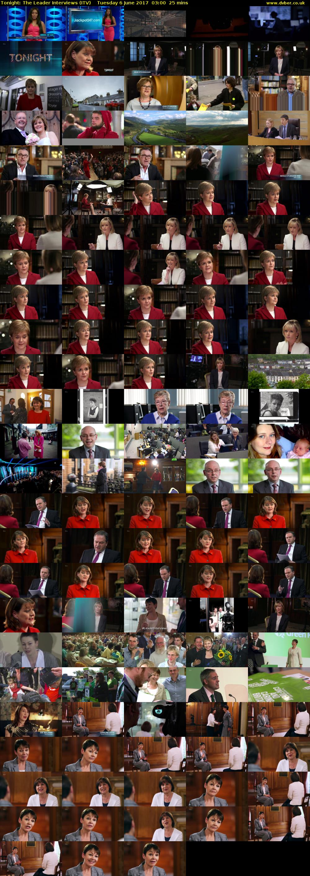 Tonight: The Leader Interviews (ITV) Tuesday 6 June 2017 03:00 - 03:25
