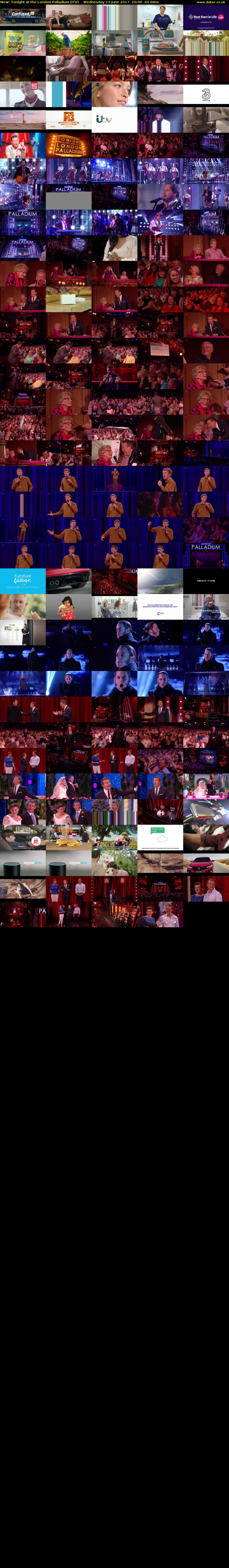 Tonight at the London Palladium (ITV) Wednesday 14 June 2017 20:00 - 21:00