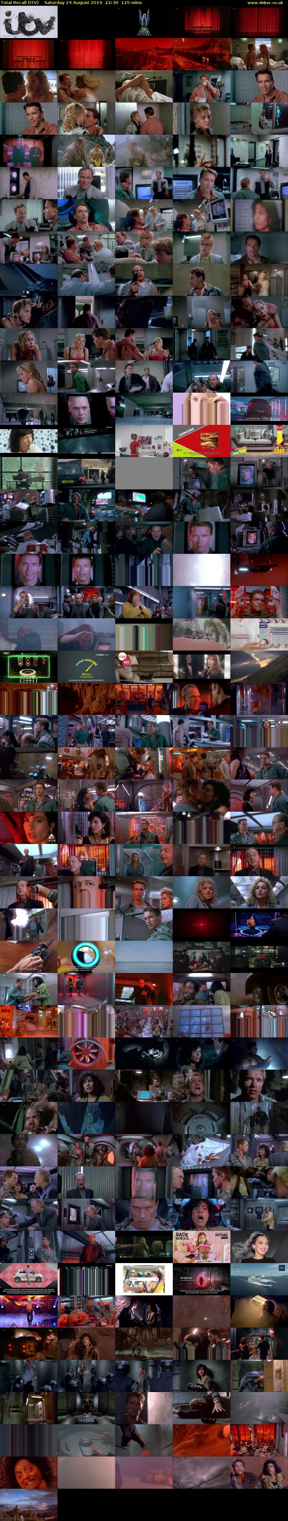 Total Recall (ITV) Saturday 24 August 2019 22:30 - 00:35