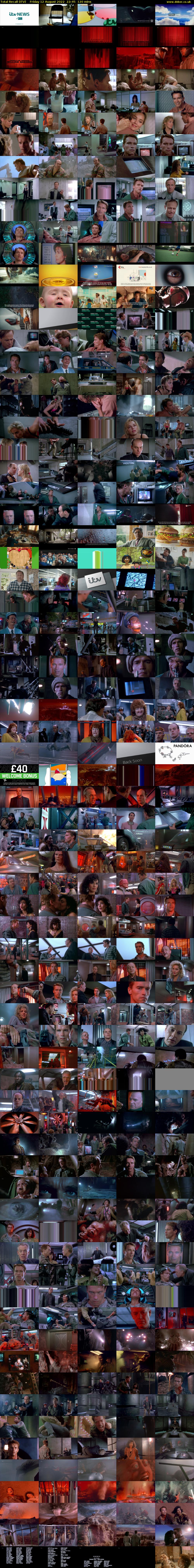 Total Recall (ITV) Friday 12 August 2022 22:45 - 00:45