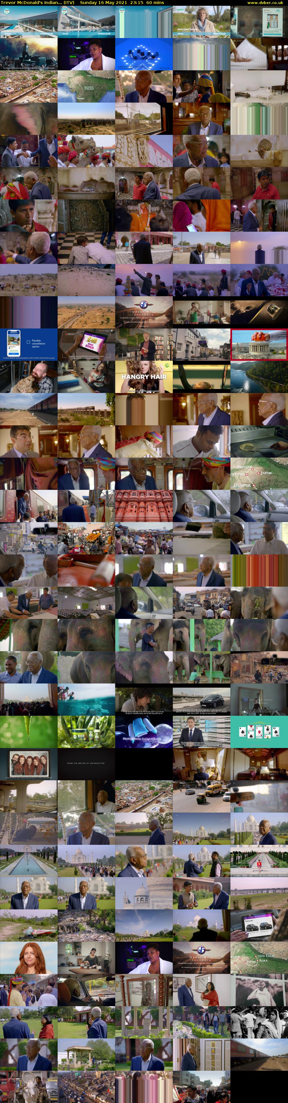 Trevor McDonald's Indian... (ITV) Sunday 16 May 2021 23:15 - 00:15