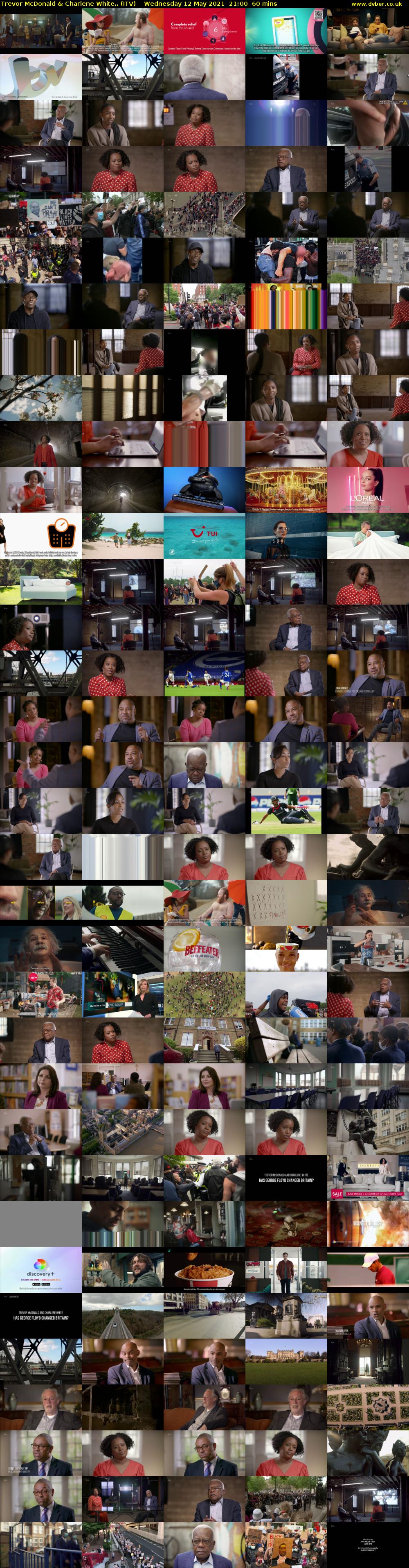 Trevor McDonald & Charlene White.. (ITV) Wednesday 12 May 2021 21:00 - 22:00